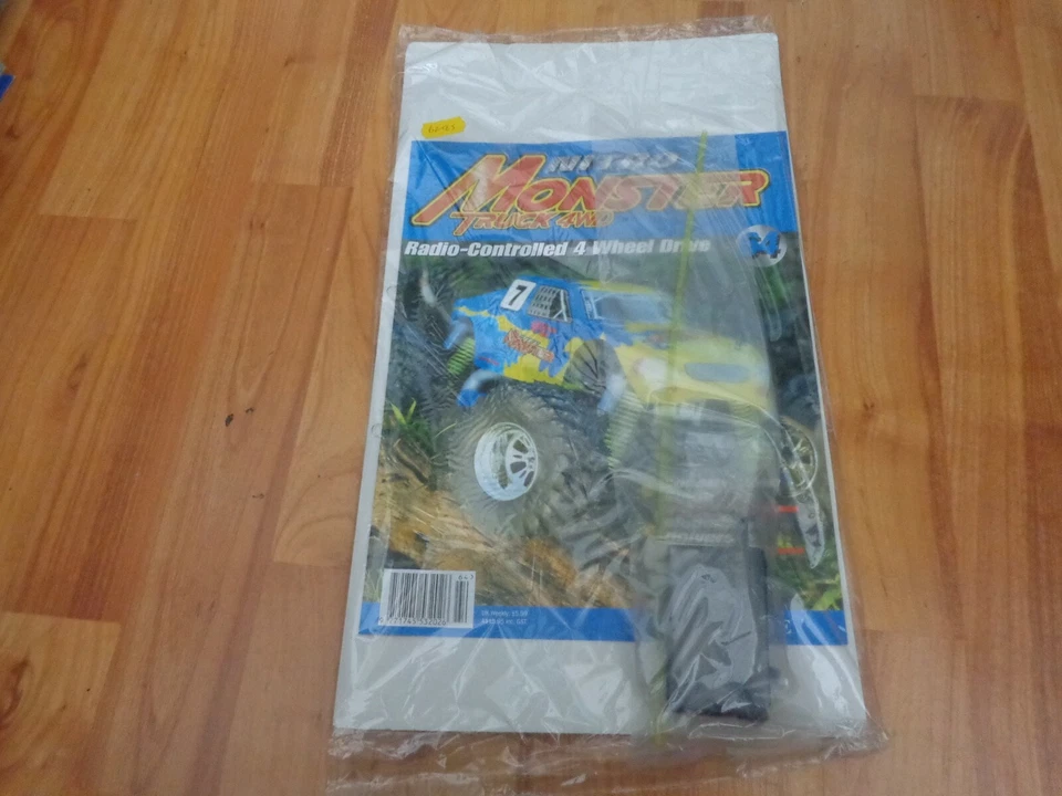 HACHETTE ISSUE 64 NITRO RC RÁDIO CONTROLADO MONSTER TRUCK REVISTA 4WD + PEÇA - Imagem 1 de 1