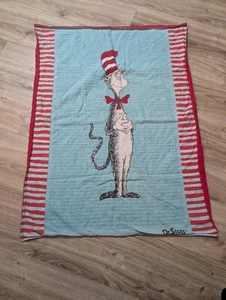 Dr Seuss Baby/Toddler Blanket Vintage Handmade (Great Condition) - Picture 1 of 2
