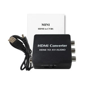 HDMI-Compatible TO AV+AUDIO (SPDIF+COAXIAL) Audio Converter Convert AV Signal - Picture 1 of 13
