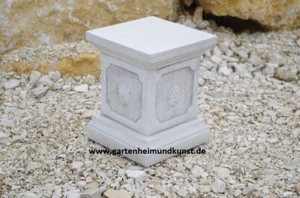 Sockel Säule Podest Basis Steinfigur frostsicher Skulptur schwer Geschenkidee - Bild 1 von 2