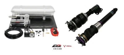 Puntales neumáticos D2 + suspensión neumática básica VERA para 95-98 Nissan 240SX S14 D-NI-33-ARB Foto 1 de 2