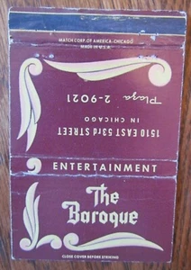 40 STRIKE: BAROQUE RESTAURANT (CHICAGO, ILLINOIS) -F9 - Picture 1 of 1