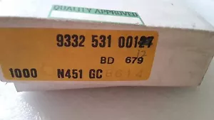 BD679 4 Stck. Neu Philips NpN 80V 4A Darl kompl. zu BD680 Transistor Holland hergestellt - Bild 1 von 5