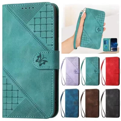 Leather Butterfly Wallet Phone Case For Google Pixel 6 7 8 9 Pro XL 9A 8A 7A 6A - Image 1 of 4
