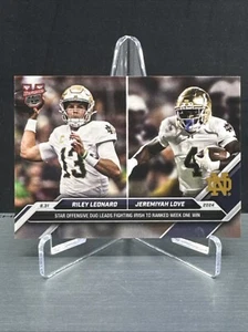 2024 RILEY LEONARD / JEREMIYAH LOVE PRC - Bowman U Now - Week One Win (SP) - Bild 1 von 2