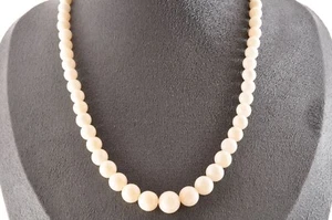 Colgante de plata 925 coral blanco puro (17,3 pulgadas 138,5 quilates) con certificado y caja. - Imagen 1 de 22