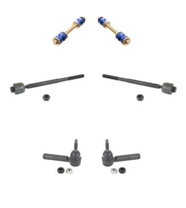 Fits For 07-13 GM Escalade 6pc Kit Front Sway Bars Inner & Outer Tie Rods - Picture 1 of 7