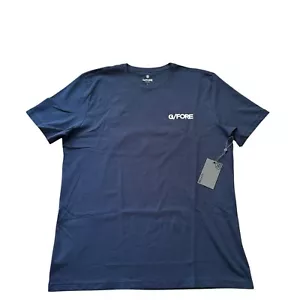 G/Fore T-Shirt Graphic Cotton Short Sleeve Wreath Logo Twilight Men’s Size Large - Picture 1 of 9