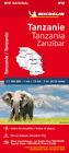 Tanzania & Zanzibar - Michelin National Map 810, 