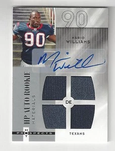 Fleer Hot Prospects 2006 - Mario Williams - #214 - camiseta cuádruple - novato - automático - Imagen 1 de 1