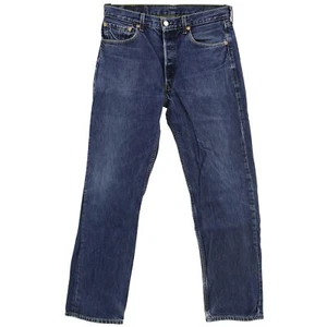 #7398 LEVIS Jeans Hose 501 alter Schnitt ohne Stretch blue blau 33/32 - Picture 1 of 2