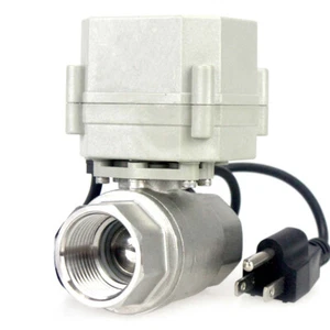 HSH-Flo 1" DN25 NPT Normally Open SS304 Motorized Ball Valve,Electrical Valve - Picture 1 of 6