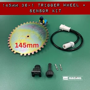 145mm Trigger Wheel & Sensor Kit 36-1 Maxxecu Megasquirt Syvecs SEN8D - Bild 1 von 5