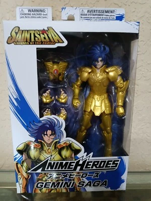 Saint Seiya Caballeros del Zodiaco Anime Héroes Saga Géminis ESTUCHE NUEVO COMO NUEVO Foto 1 de 4