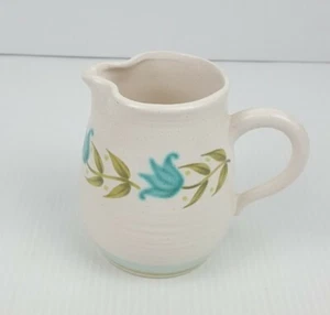 Jarra Franciscan Earthenware Tulip Time de colección 4-1/4" 12 OZ crema crema MCM - Imagen 1 de 8