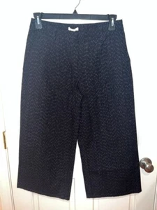Neu mit Etikett Eileen Fisher Damenhose schwarz kurz geschnitten Größe S/P - Bild 1 von 6
