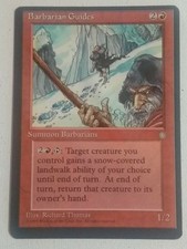 MTG 1995 Barbarian Guides Ice Age Regular Common