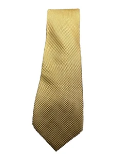 Vintage Tommy Hilfiger Men's Necktie 100% Silk Tie Gold - Picture 1 of 8