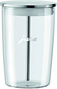 Glass Milk Container, Clear - Picture 1 of 12