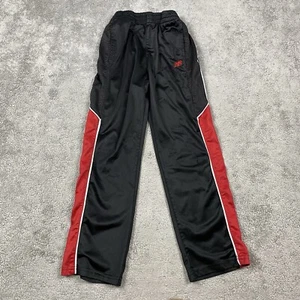New Balance Pants Boys Youth Size 7 Black And Red Athletic Pants - Picture 1 of 15