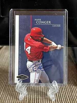 2024 Retrograph Auto 2006 Justifiable Minors Hank Conger Los Angeles Angels RC - Image 1 of 2