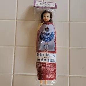 *Brand New* Fibre Craft Rodeo Ruffles Fashion Doll Crochet Outfit 3066-03 - Picture 1 of 6