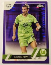2022-23 Topps Chrome UEFA Women's #65 Alexandra Popp Purple Pulsar /299 Card