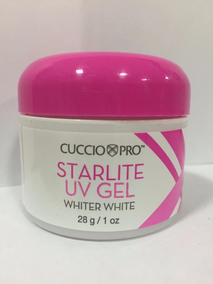 Cuccio Pro StarLite Sculpting UV Nail Gel CLEAR PINK Whiter White 1oz(28g) - Image 1 of 1