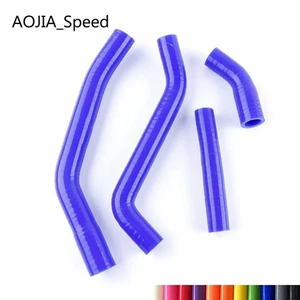 SILICONE RADIATOR COOLANT HOSE FIT 2010-2017 YAMAHA YZ450F YZ 450 F 2018 BLUE - Picture 1 of 11