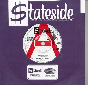 Brother Jack McDuff "Sanctified Samba" 7" Vinyl Rock Soul Stateside SS 75 Demo - Picture 1 of 2