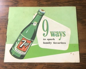 Folleto vintage 1948 7-Up - 9 maneras de despertar favoritos de la familia - Imagen 1 de 3