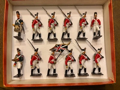 CBG MIGNOT Revolución Americana Infantería Ligera Británica Juguete de Plomo Soldado Caja Atada Foto 1 de 4