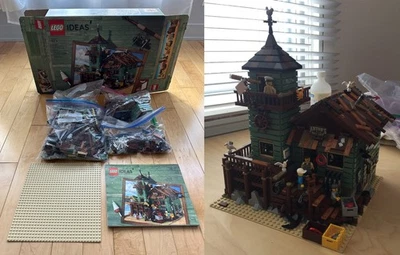LEGO IDEAS - OLD FISHING STORE 21310 MANUAL + BOX - RETIRED INCOMPLETE - Image 1 of 4