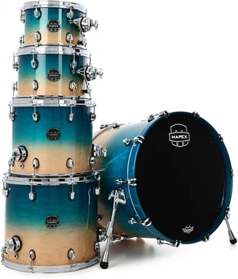 Mapex Saturn SR628XU Paquete de 5 piezas Studioease Shell - Aqua Fade Foto 1 de 4