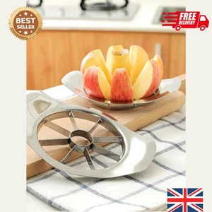 Cortador de manzana nuevo ACERO resistente cortador cuña fruta corer hoja práctico divisor - Imagen 1 de 5