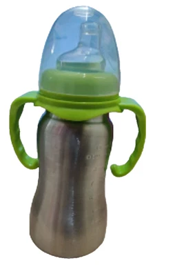 @ Mamadeira para Bebê em Aço Inoxidável Orgânico Kidz 290 ml 214Gm - Imagem 1 de 4