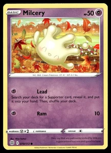 Milcery 70/172 Pokemon Card Brilliant Stars Common 50 HP Near Mint G7 - Picture 1 of 2