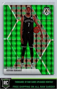 2019-20 Panini Mosaic Green Prizm Kevin Durant #1 Brooklyn Nets - Picture 1 of 2