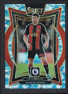 2024-25 MARCOS SENESI 23/49 PANINI SELECT PREMIER LEAGUE TERRACE CAMO WINTER - Image 1 of 2