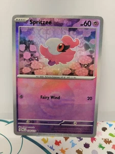 Spritzee 038/131 Prismatic Evolutions Poke Ball Holo Pokemon Card COMBINED SHIP - Picture 1 of 3