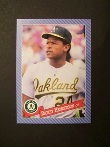 1993 Hostess Baseball #23 RICKEY HENDERSON (Oakland Athletics) - MT! WOW! L@@K! - Picture 1 of 1