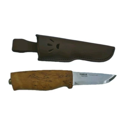 Helle Messer Folkekniven Nr. 80 mit Lederetui, Putztuch und Original Karton - Bild 1 von 4