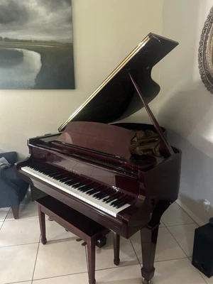 Schafer & Sons Baby Grand Piano Polished Ebony Finish - Image 1 of 2