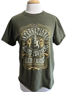 Brisco Brands International Music Festival Grafikdruck grün Größe L - Bild 1 von 6