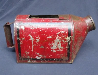 Receptor de lata molinillo de café antiguo para tienda Foto 1 de 4