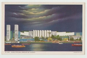 Illinois, Chicago, Weltausstellung, 1933, Elektrokonzern bei Nacht - Bild 1 von 2