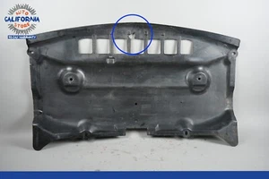 03-12 Mercedes R230 SL500 M113 Engine Undertray Cover Panel Damaged Black OEM - Picture 1 of 22