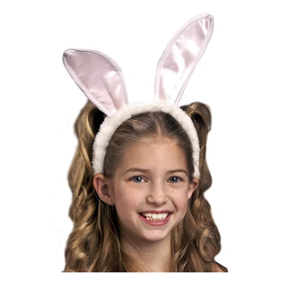Kids Teen Girl's Easter Hare Bunny Rabbit Ears Holiday Cosplay Costume Headband - Image 1 of 1