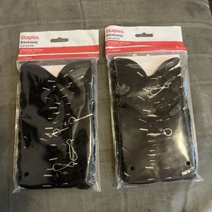 2 Staples Swivel Clip Lanyards  PVC free 36 in /91.4 cm pack of 12 - Picture 1 of 7