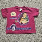 Vintage 90s Pocahontas T Shirt Size Youth Small Made In USA Disney